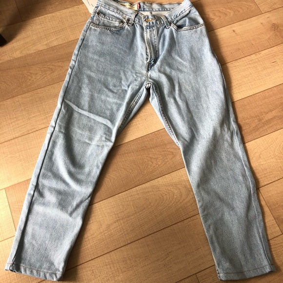 Levis Vintage Stone Washed Boyfriend Jeans - Picture 1 of 5